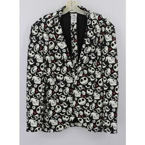 Disney Parks Jack Skellington Nightmare Christmas Glow Blazer Jacket size S/M